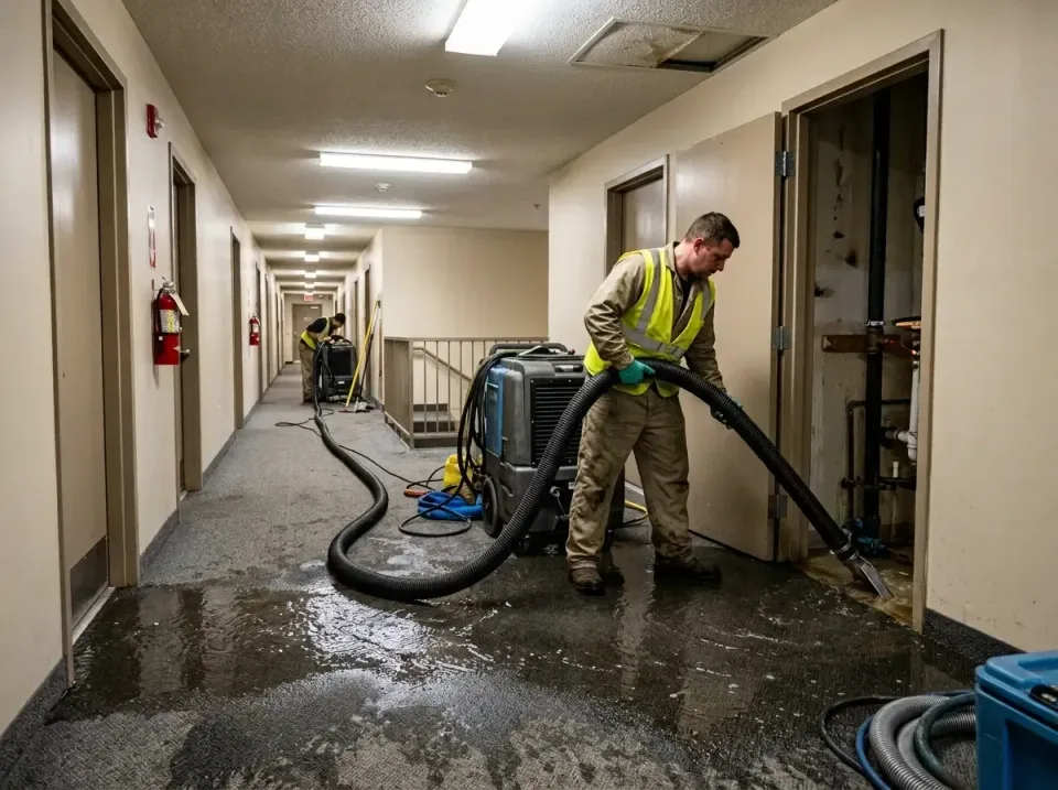 multi-unit-apartment-hallway-f-005 — frequently asked questions, Emergency Burst Pipe Water Extraction & Removal in Western…